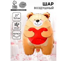 Воздушный шар фольгированный 21