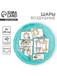 Воздушный шар фольгированный 18