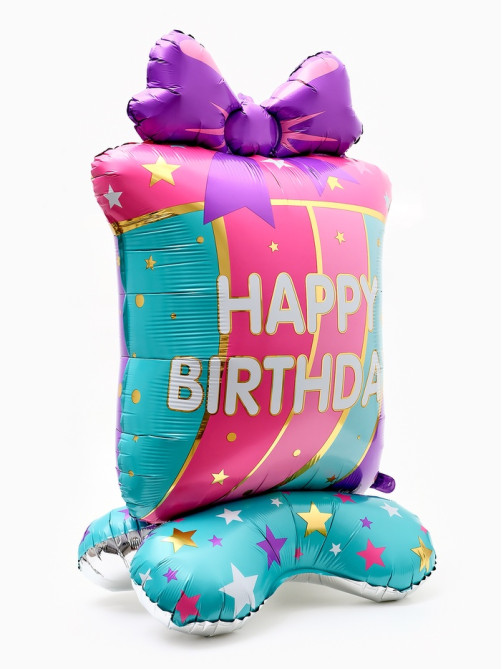 Воздушные шары фольгированные «Happy birthday», набор 5 шт.