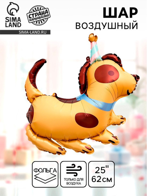 Воздушный шар фольгированный 25