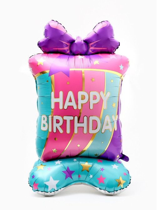 Воздушные шары фольгированные «Happy birthday», набор 5 шт.