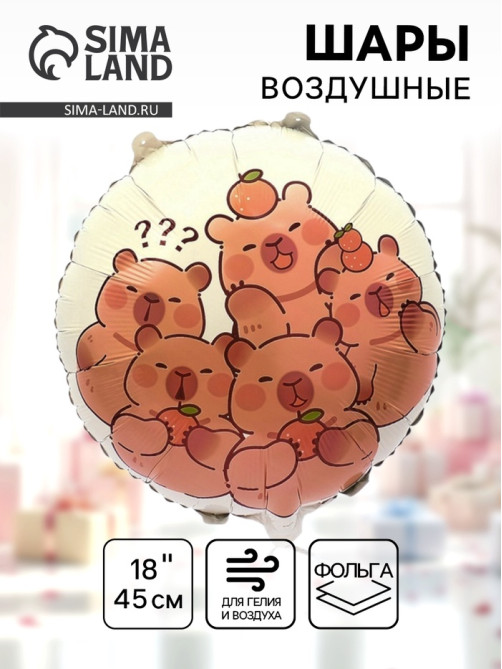 Воздушный шар фольгированный 18