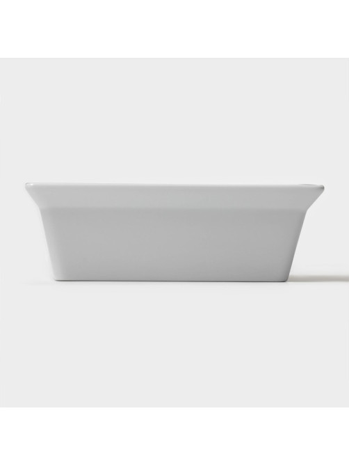 Форма для выпечки Magistro White gloss, 700 мл, 17.5×13.5×5.5 см, жаропрочный фарфор, белая