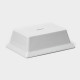 Форма для выпечки Magistro White gloss, 700 мл, 17.5×13.5×5.5 см, жаропрочный фарфор, белая