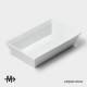 Форма для выпечки Magistro White gloss, 1.6 л, 27×17×6.3 см, жаропрочный фарфор, белая