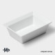 Форма для выпечки Magistro White gloss, 700 мл, 17.5×13.5×5.5 см, жаропрочный фарфор, белая