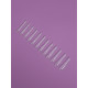 Верхние формы для наращивания в контейнере, 120 шт., 12 размеров, прозрачные