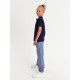 Футболка поло детская MINAKU: Basic line, тёмно-синяя, рост 110 см