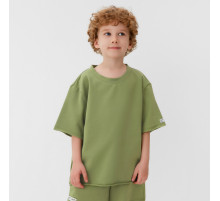 Футболка детская KAFTAN, хаки, размер 30 (98-104 см)