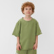 Футболка детская KAFTAN, хаки, размер 32 (110-116 см)