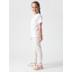 Футболка детская Collorista, белая, рост 140 см