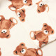 Футболка для девочки KAFTAN «Мишки», бежевая, размер 32 (110-116 см)