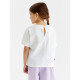 Футболка для девочки MINAKU, цвет молочный, рост 128 см