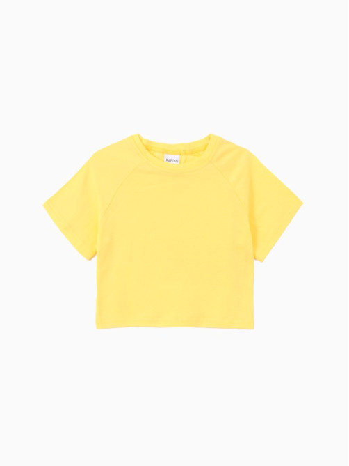 Футболка детская KAFTAN: Oversize, жёлтая, рост 86-92 см