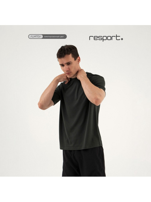 Футболка мужская Resport, бифлекс, размер L (50), зелёная