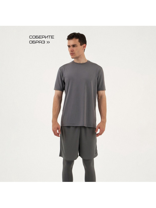 Футболка мужская Resport, бифлекс, размер XL (52), серая