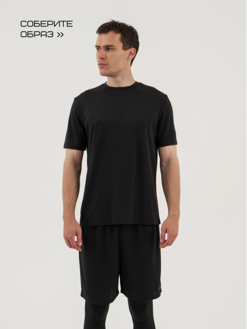 Футболка мужская Resport, бифлекс, размер XL (52), чёрная