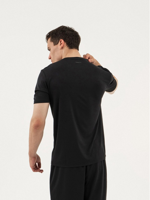 Футболка мужская Resport, бифлекс, размер M (48), чёрная