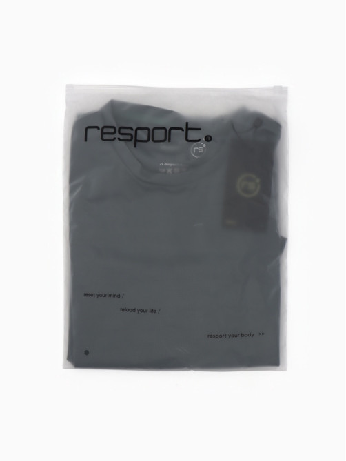 Футболка мужская Resport, бифлекс, размер XL (52), тёмно-серая