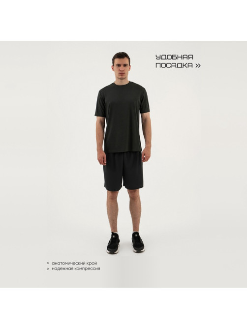 Футболка мужская Resport, бифлекс, размер M (48), зелёная