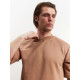 Футболка мужская MINAKU: Basic line MAN, размер 54, бежевая