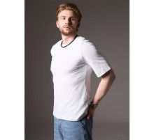 Футболка мужская MINAKU: Casual Collection MAN, размер 52, белая