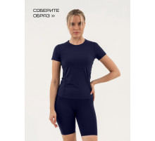 Футболка со вставками женская Resport, бифлекс, размер XL (50), синяя