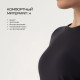 Футболка со вставками женская Resport, бифлекс, размер 42 (XS), чёрная