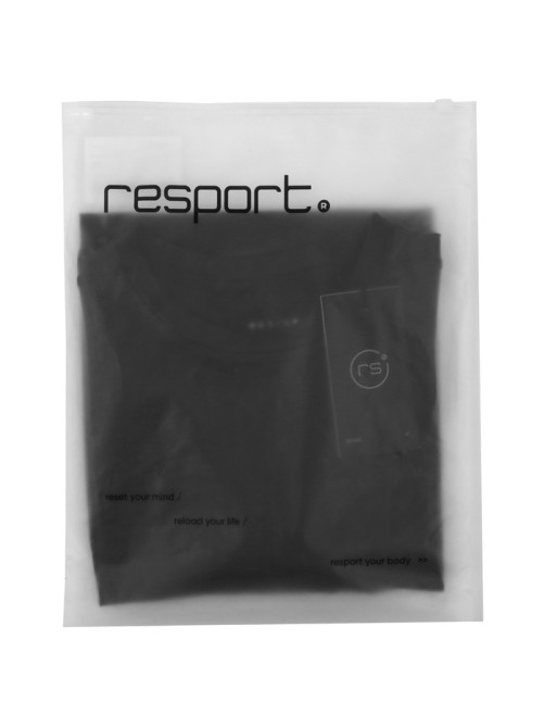 Футболка со вставками женская Resport, бифлекс, размер 42 (XS), чёрная