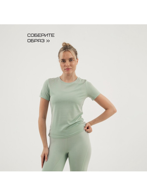Футболка женская Resport, бифлекс, размер 42 (XS), мятная