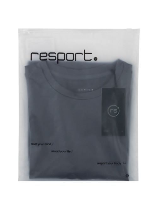 Футболка со вставками женская Resport, бифлекс, размер 42 (XS), серая
