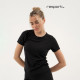 Футболка женская Resport, бифлекс, размер 42 (XS), чёрная