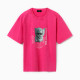 Футболка женская из вареного хлопка MIST Streetwear, розовая, размер 46 (L)