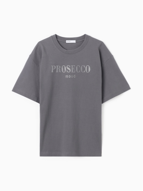 Футболка женская KAFTAN: Prosecco, серая, размер 40-42