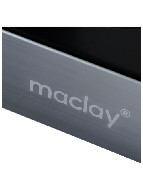 Плита газовая портативная maclay, для кемпинга, 20×25×9 см, серая