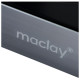 Плита газовая портативная maclay, для кемпинга, 20×25×9 см, серая