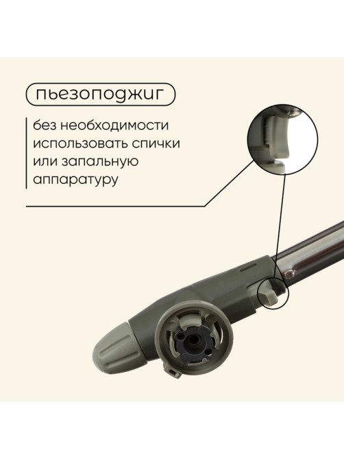 Горелка газовая maclay 920, с пьезоподжигом