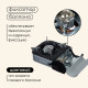 Плита газовая портативная maclay, для кемпинга, 20×25×9 см, серая