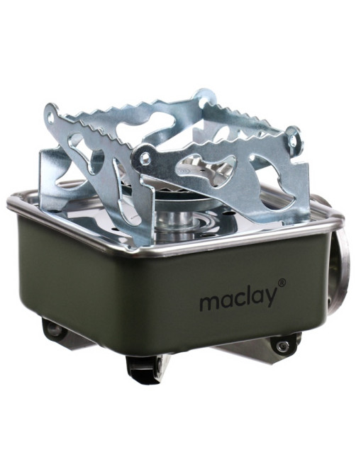 Плита газовая портативная maclay, для кемпинга, 15×15×9 см, квадратная
