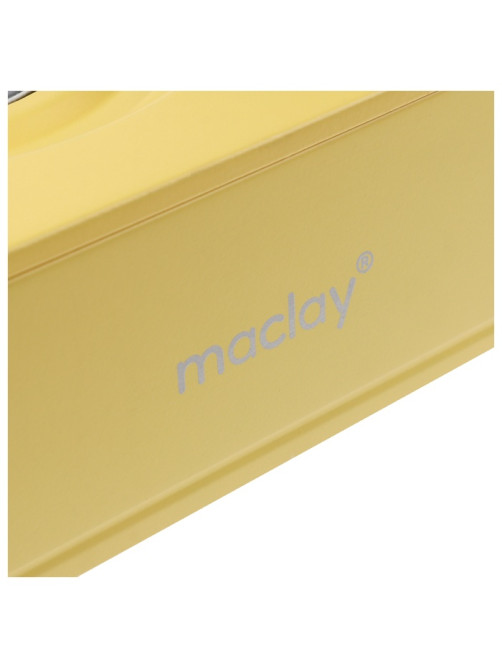 Плита газовая портативная maclay, для кемпинга, 20×32.5×10.5 см, бежевая