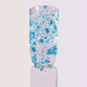 Гель для наращивания, с блёстками, трехфазный, 15 г, LED/UV, прозрачный, голубой
