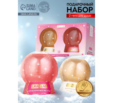 Гели для душа в форме ёлочных шаров Happy New Year, набор 2 шт. × 245 мл, URAL LAB