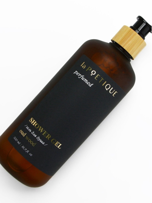 Гель для душа парфюмированный laPOETIQUE, 500 мл, аромат Oud wood