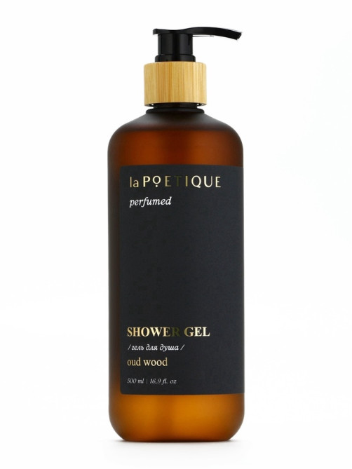 Гель для душа парфюмированный laPOETIQUE, 500 мл, аромат Oud wood