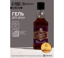 Гель для душа виски мужской «С Новым Годом», 250 мл, аромат древесный с пряными нотами, Чистое счастье