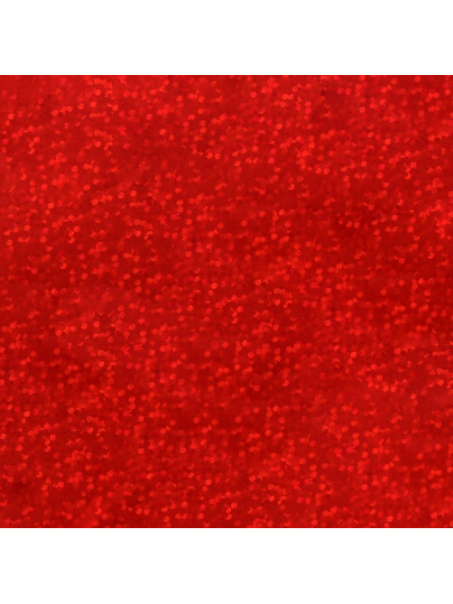 Пленка голографическая, «Конфетти», красная, 70 см × 1 м