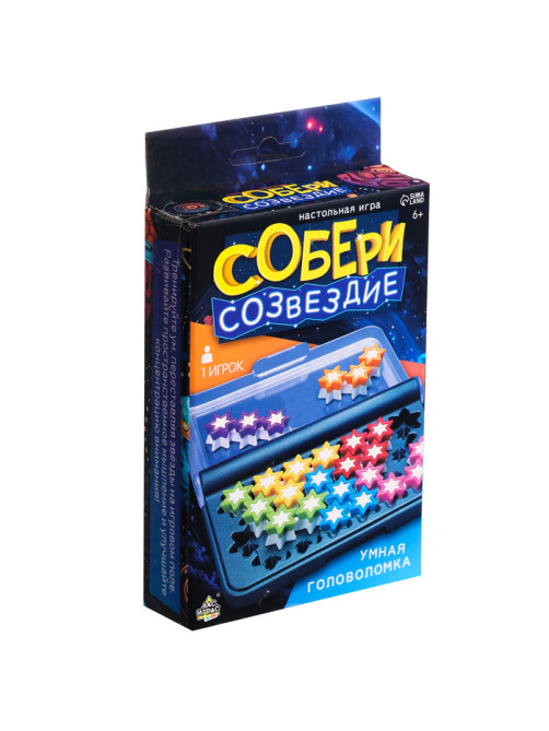 Настольная игра «Собери созвездие», 1 игрок, 6+