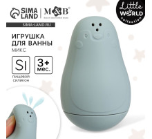 Игрушка для ванны M&B «Пингвинчик-брызгалка», силикон, МИКС