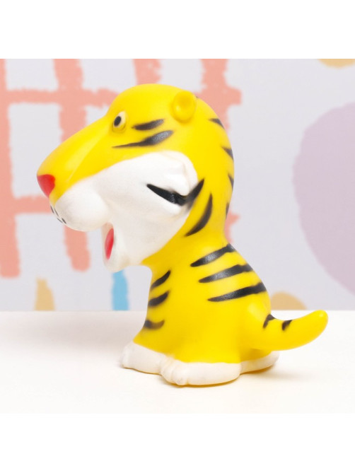 Игрушка-пищалка для купания в ванне «Животные» 4 шт., резиновые, 10 см