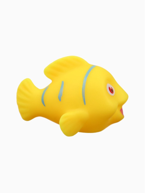 Новогодний набор резиновых игрушек для ванны Крошка Я, 6 шт., с пищалкой